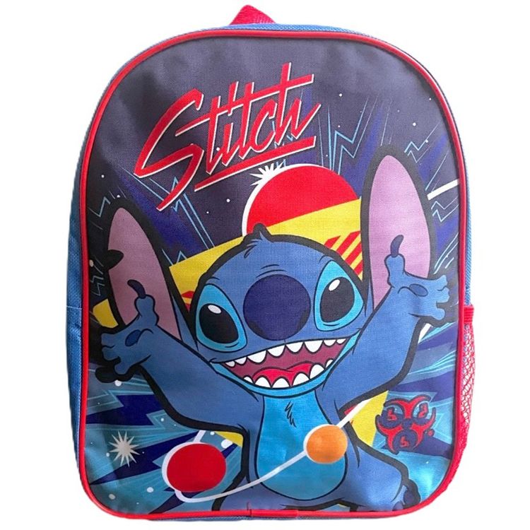 Stitch Backpack Kids Premium Standard Rucksack with Zip & Adjustable Straps